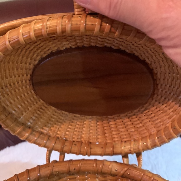 Vintage William Sayle Nantucket lightship basket purse - Picture 10 of 10